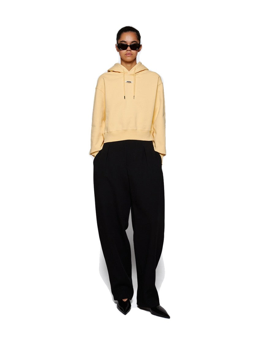 Jacquemus Gros Grain Hoodie Light Beige