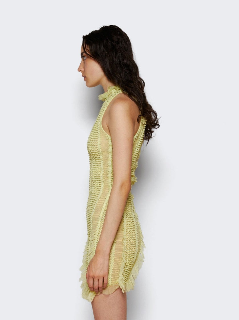 Roberta Einer Angel Sheer Mini Dress