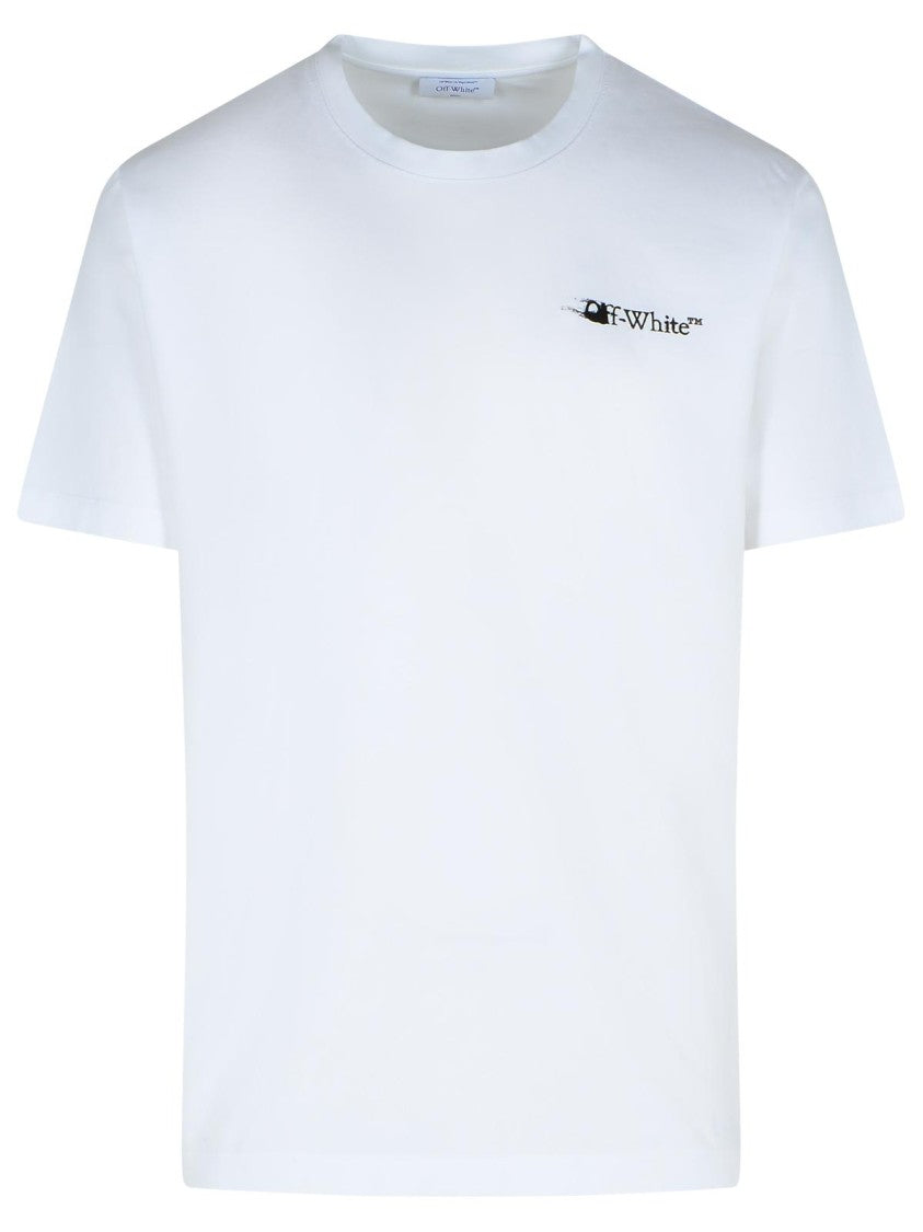 Off-White 'Ink Arrow' White Cotton T-Shirt