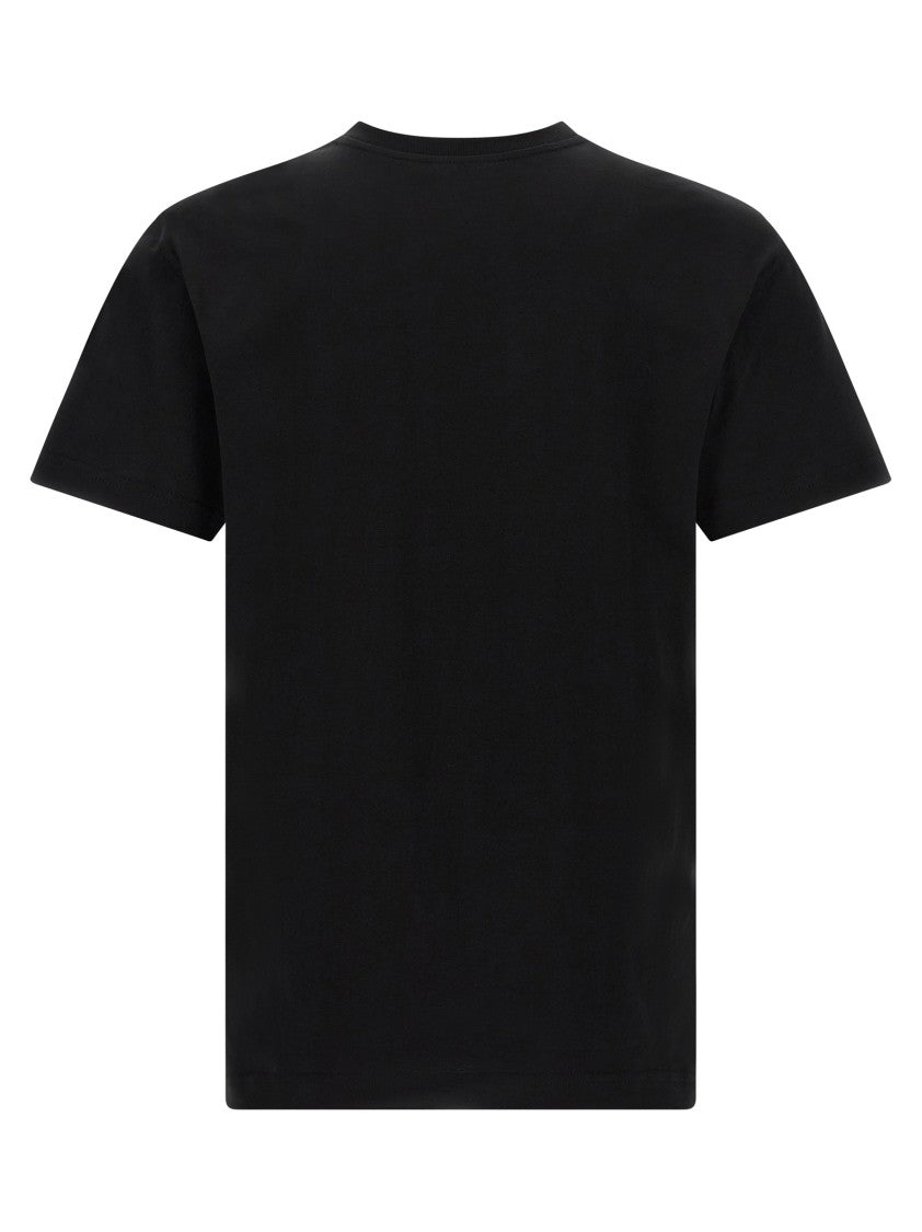 Dolce & Gabbana Graphic Cotton Crew Neck T-Shirt