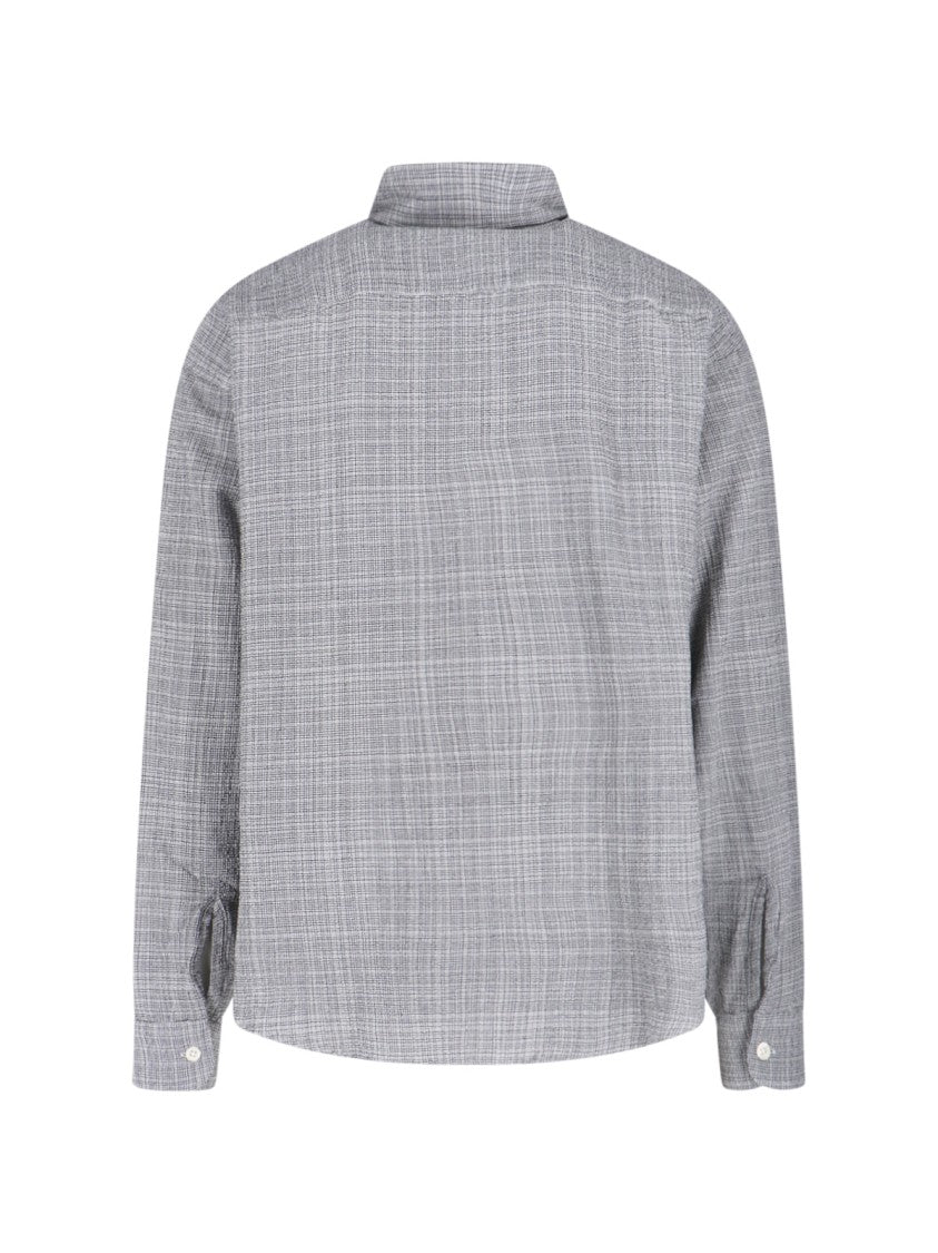 Mfpen Checked Shirt, Cotton Blend, Checked Pattern