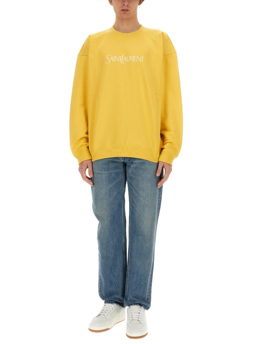 Saint Laurent Regular Fit Straight Leg Jeans