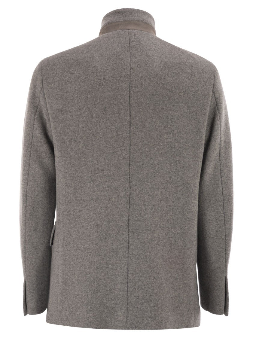 Fay Wool Pea Coat