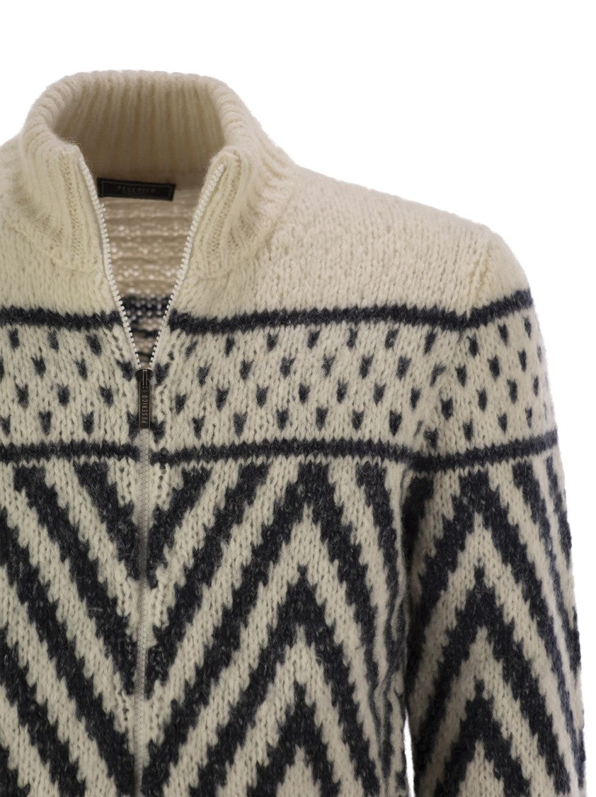 Peserico Alpaca And Cotton Yarn Jersey