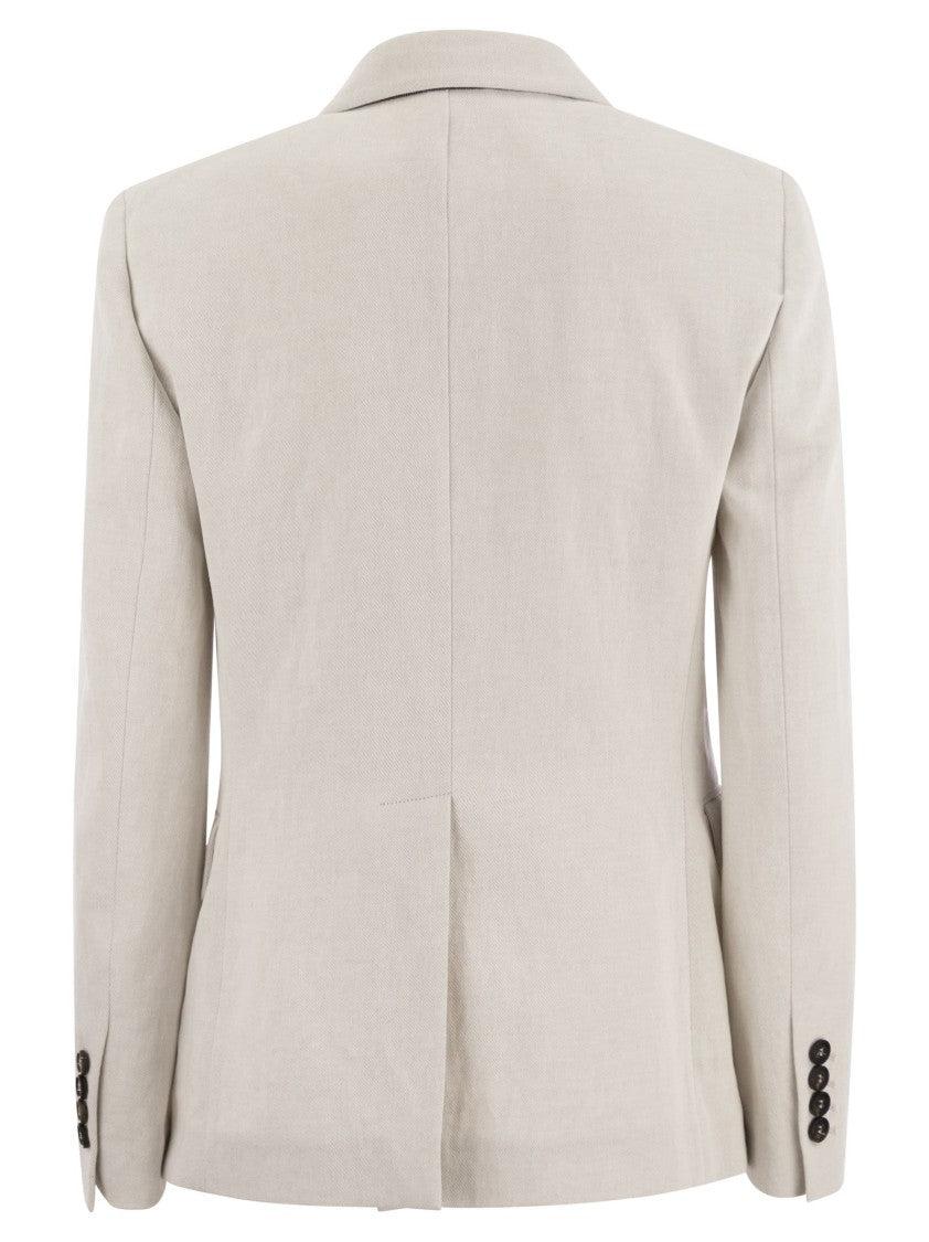 Brunello Cucinelli Cotton And Linen Jacket