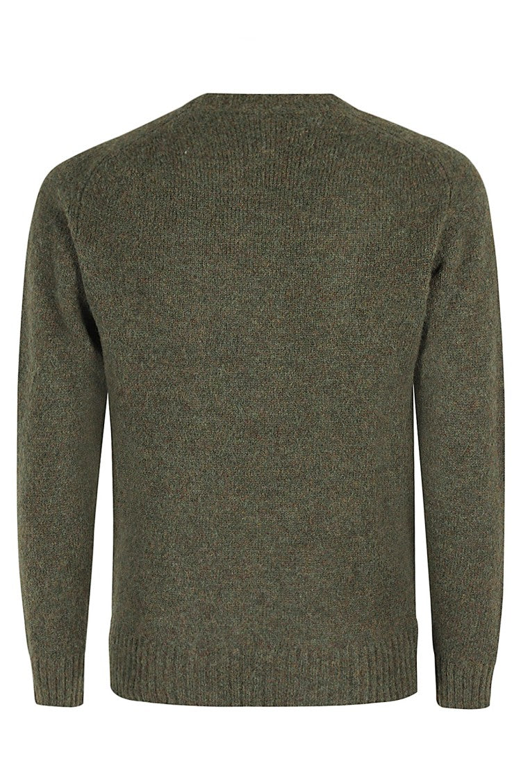 Filippo De Laurentis Textured Crew Neck Sweater With Ribbed Hem