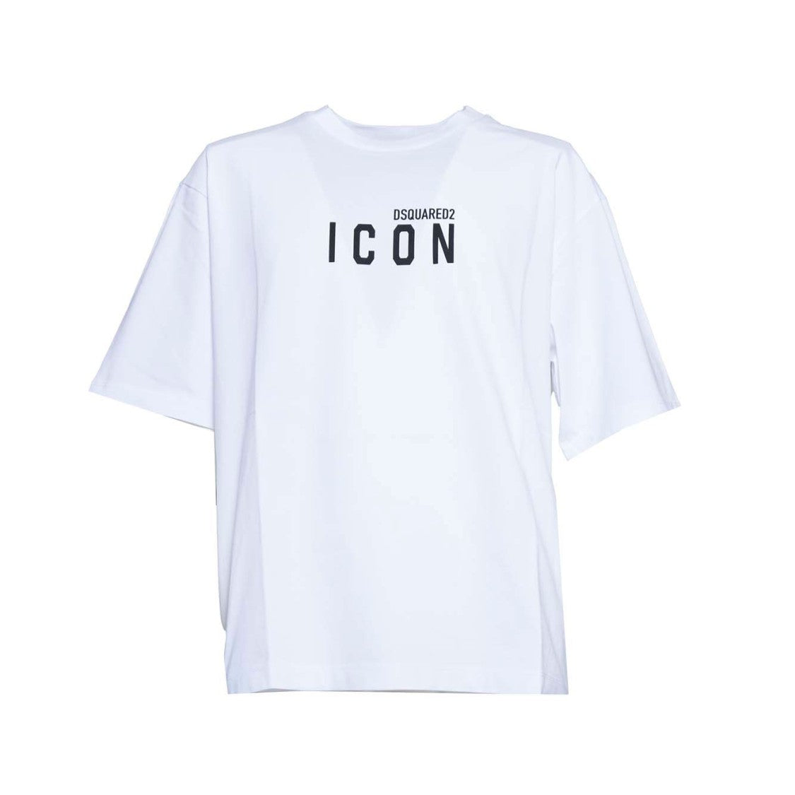 Dsquared2 Loose-Fit White Icon Cotton T-Shirt
