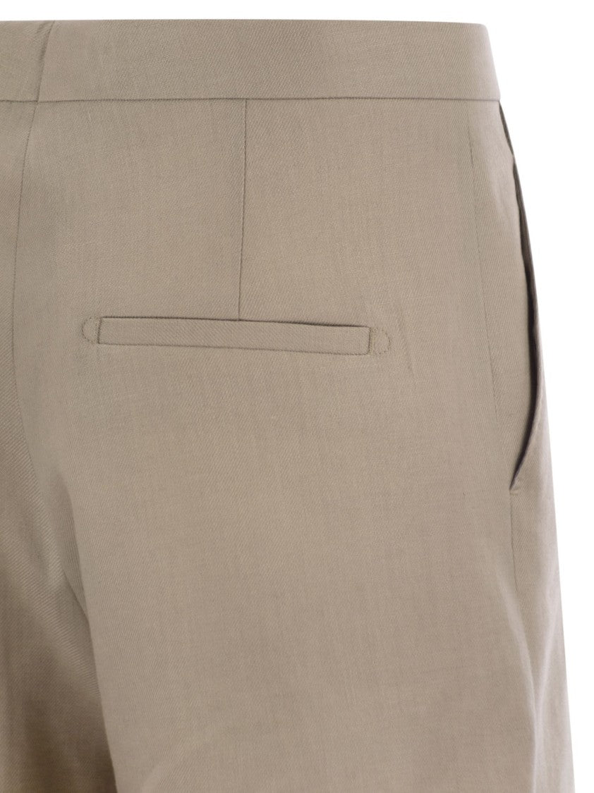Tagliatore Linen Chino Bermuda Shorts
