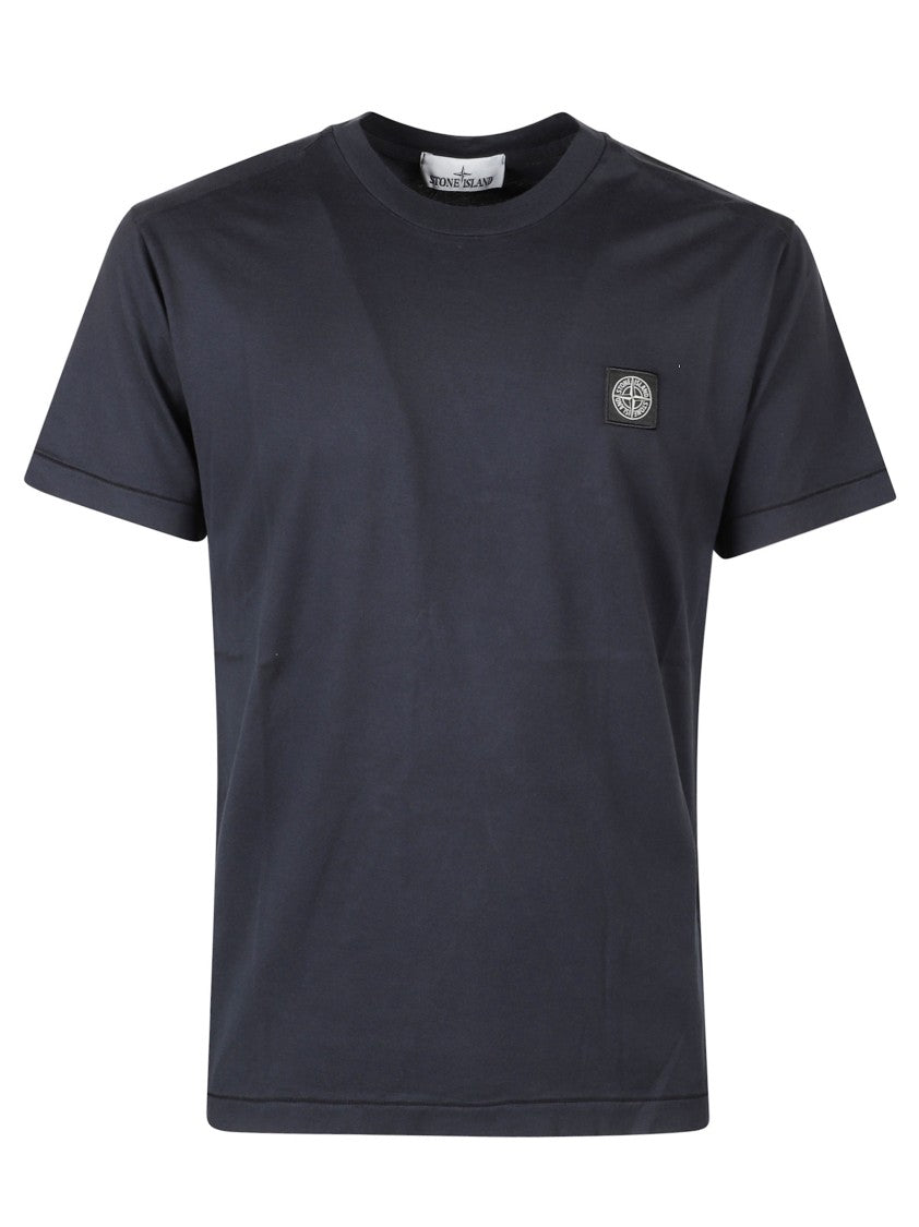Stone Island Timeless Round Neck T-Shirt With Subtle Logo Detail