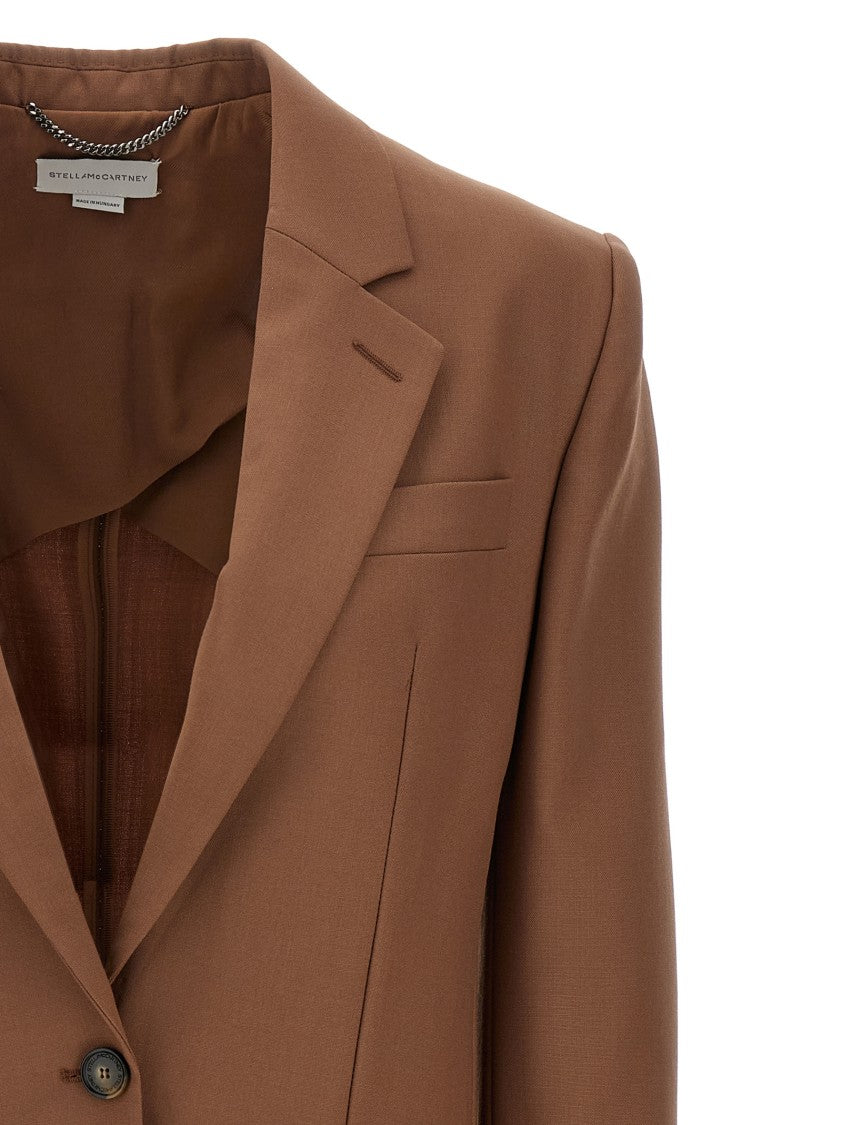 Stella Mccartney Single-Breasted Wool Blazer