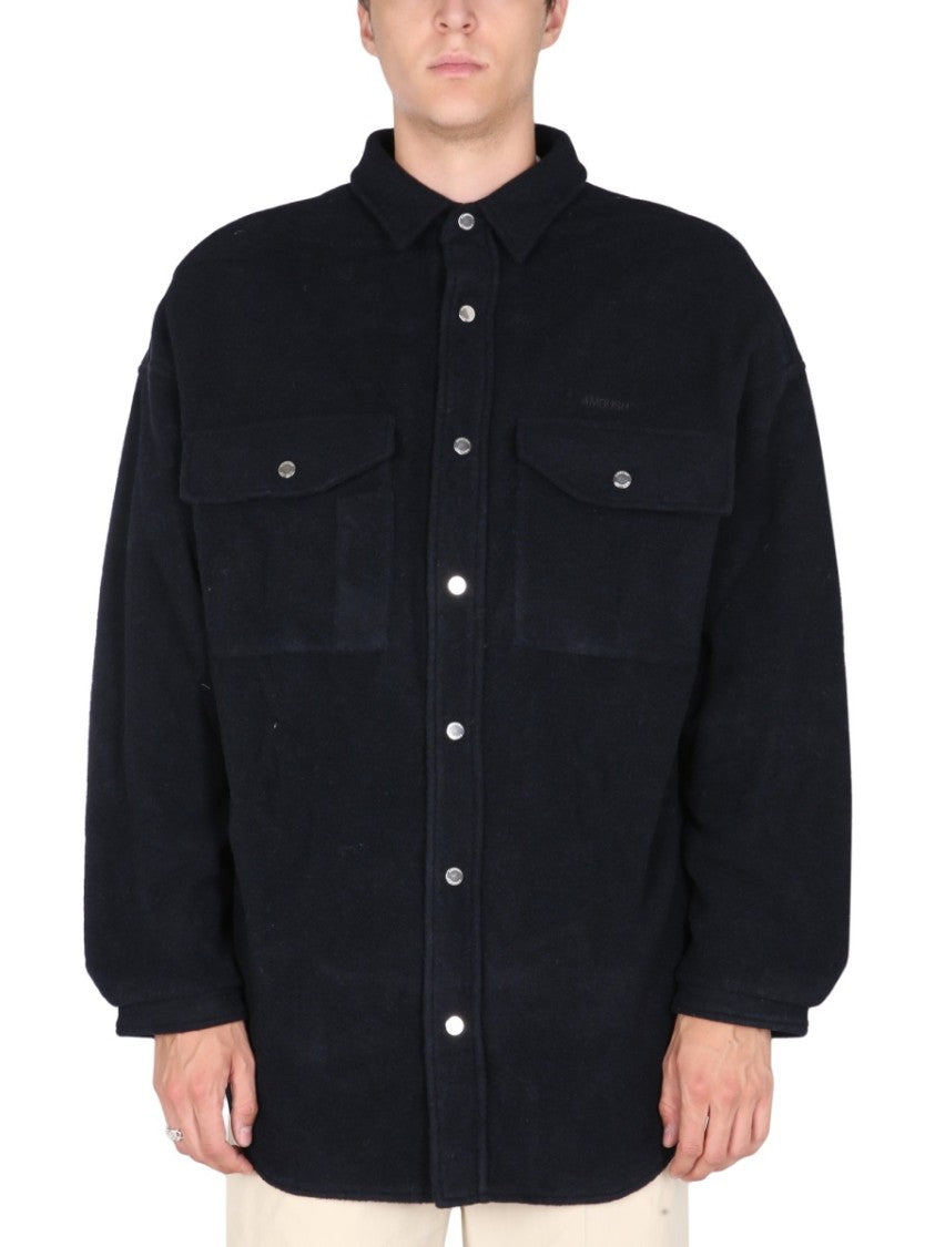 Ambush Padded Oversized Jacket With Classic Collar