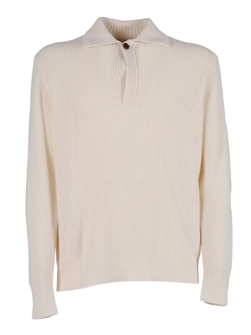 Ballantyne V-Neck Polo Pullover
