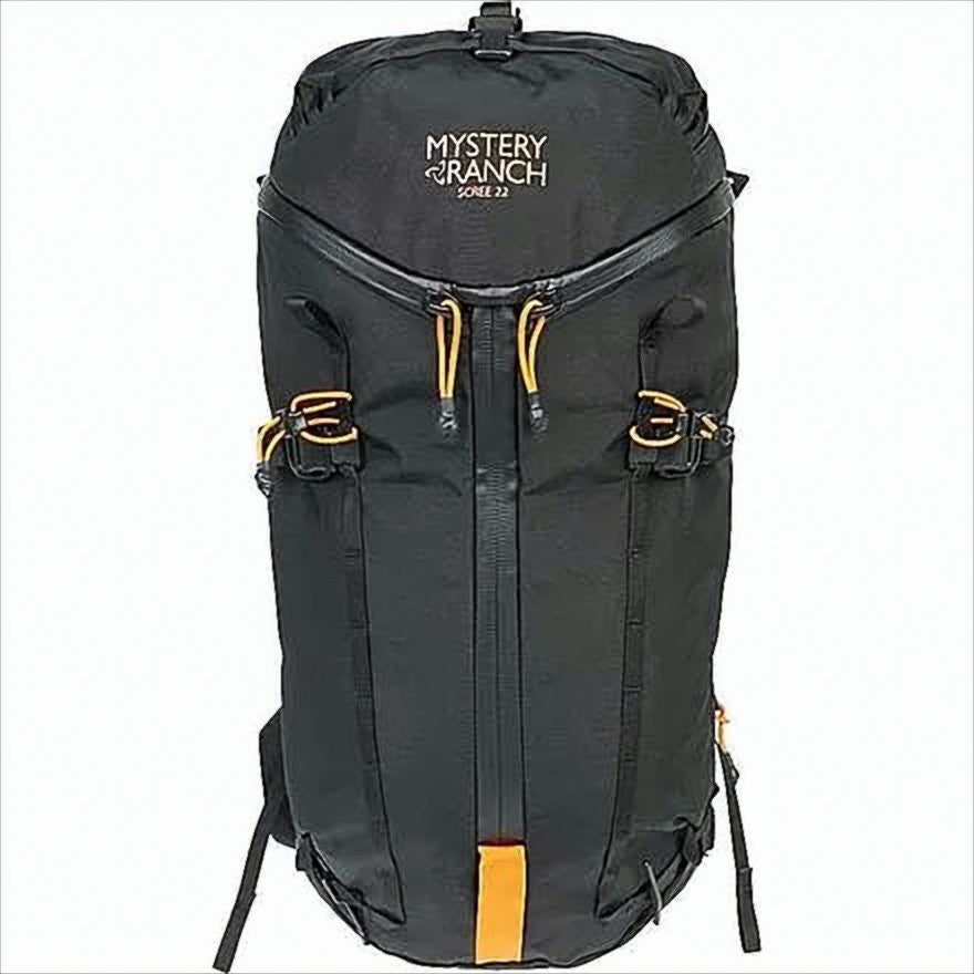 Mystery Ranch Streamlined Nylon Backpack With Orange Accents