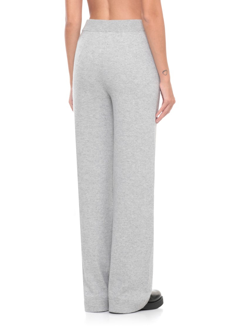 Peserico Grey Wool And Cashmere Pants