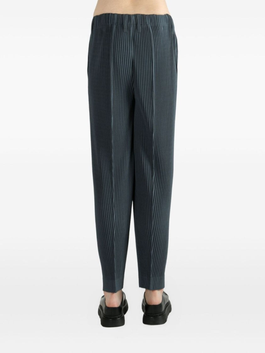 Homme Plissé Issey Miyake Pleated Straight-Leg Trousers In Chert Blue