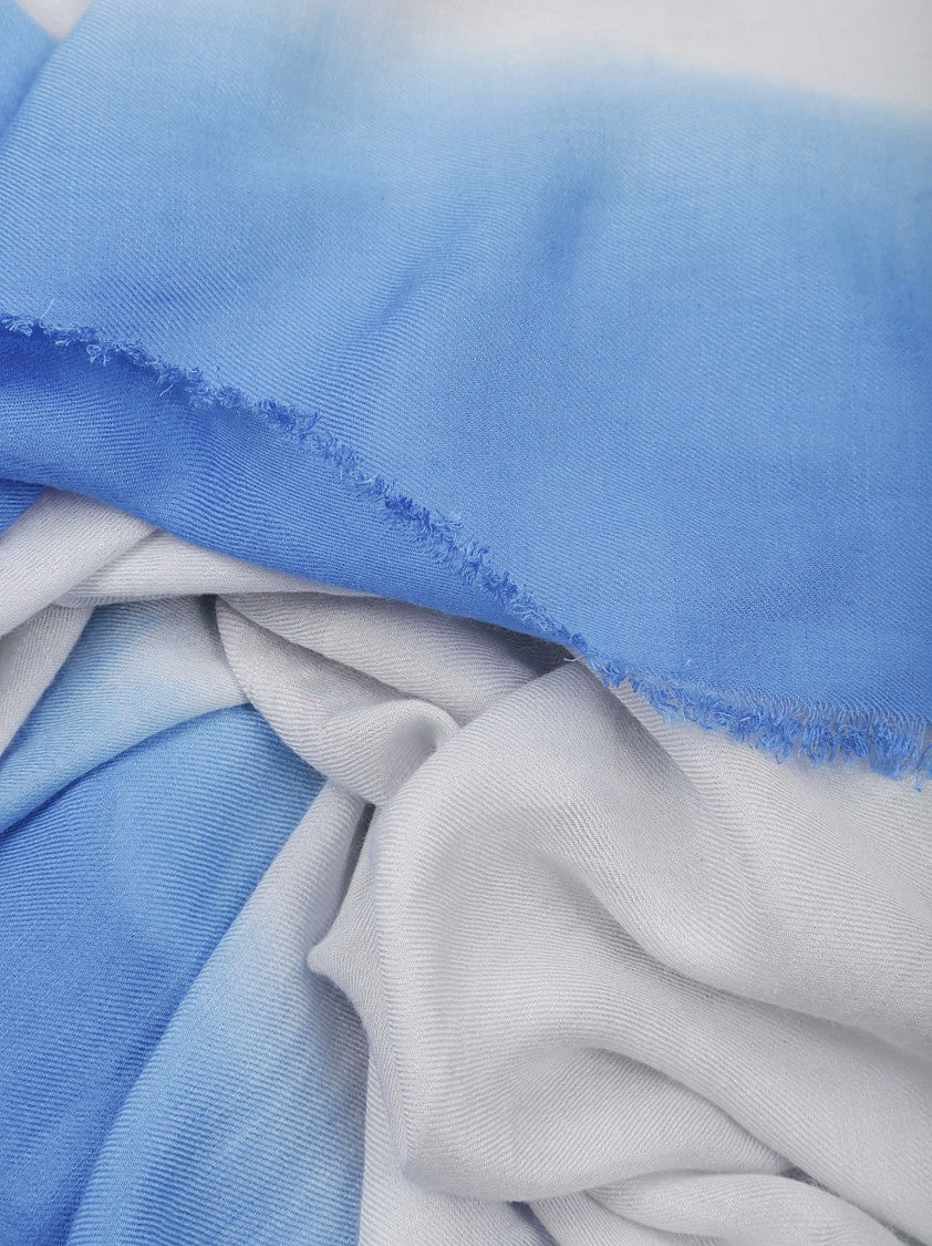 Faliero Sarti Light Blue Cashmere Blend Stole