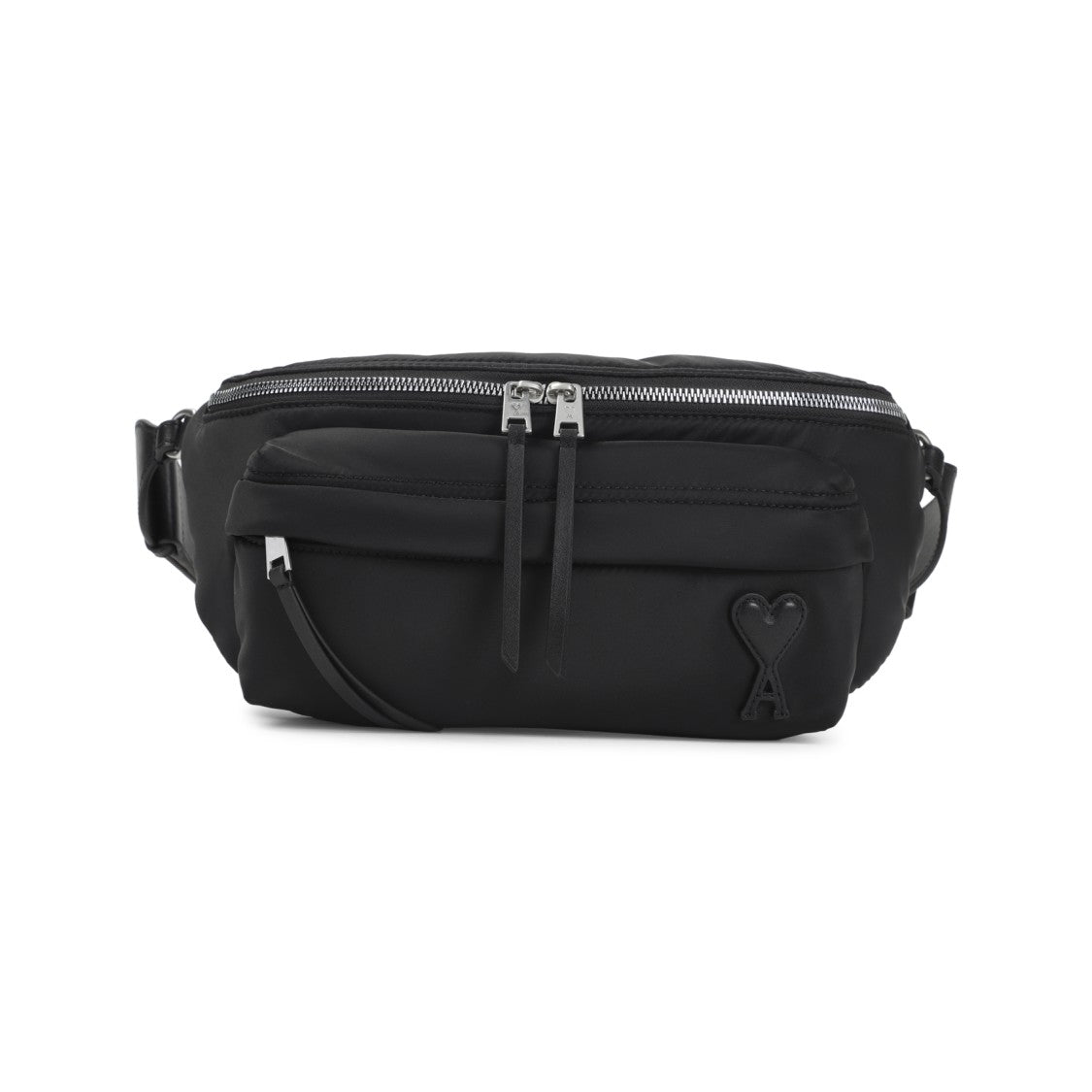Ami Marcel Black Polyamide Bumbag