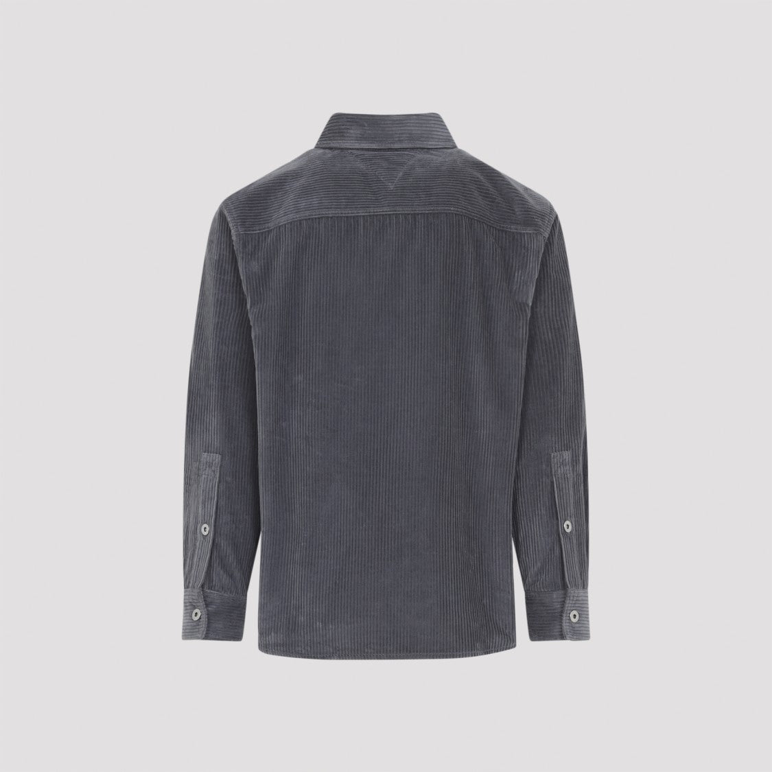 Bottega Veneta Corduroy Grey Cotton Shirt