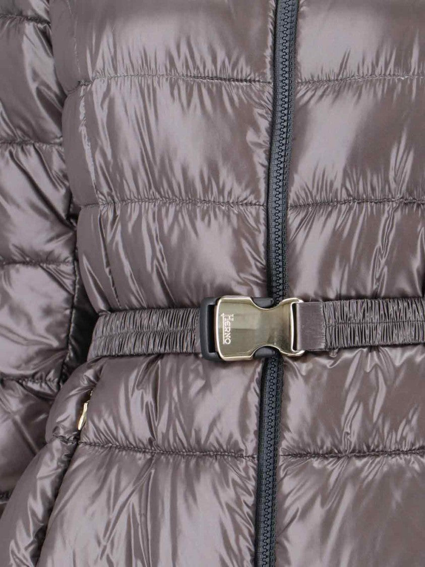 Herno Maxi Down Jacket With High Collar