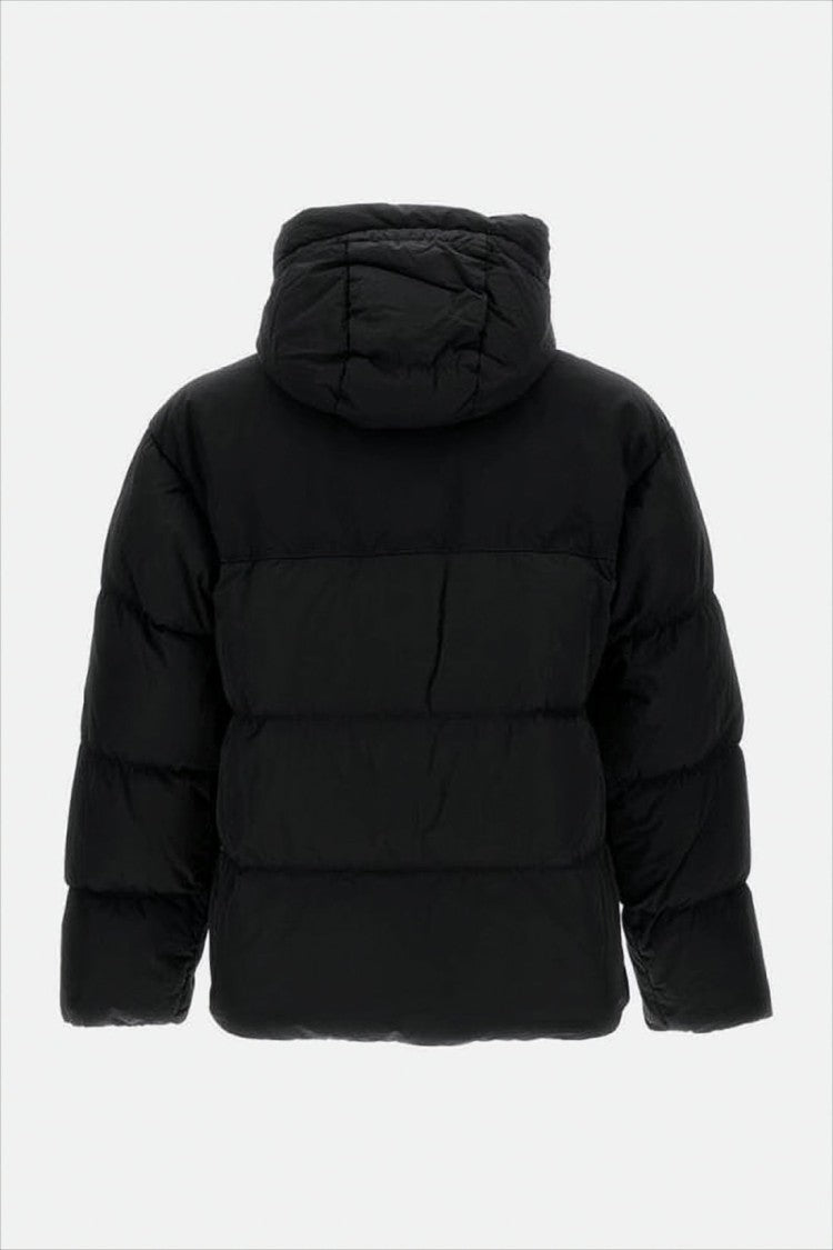 C.P. Company Quilted Down Jacket With High Collar And Flap Pockets