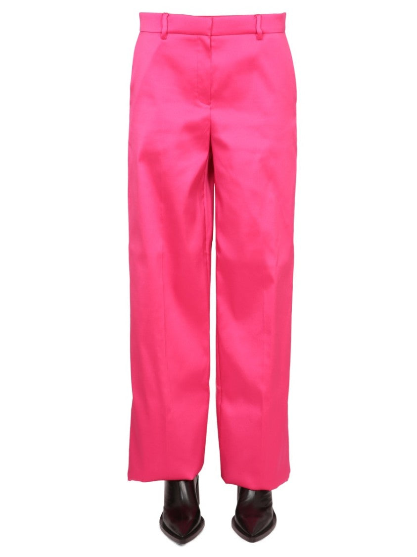 Magda Butrym High-Waisted Wide-Leg Pants With Fluid Silhouette