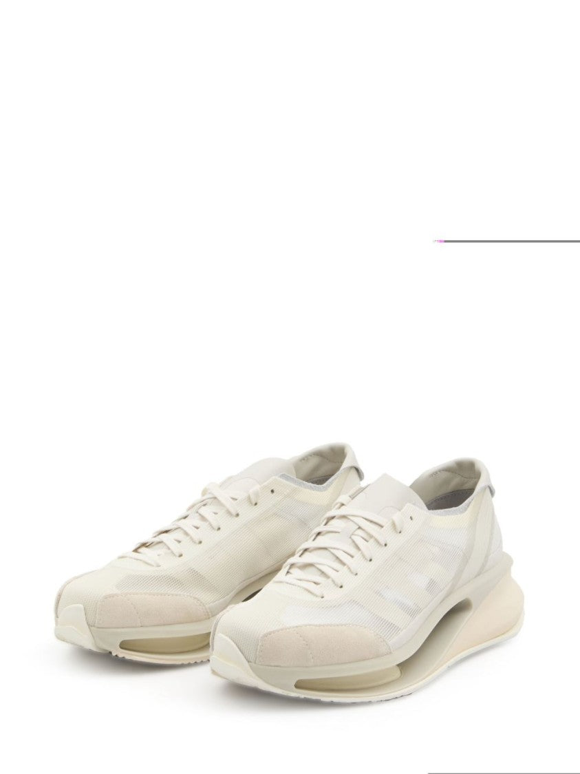 Y-3 White Sneakers With Signature 3-Stripes Logo