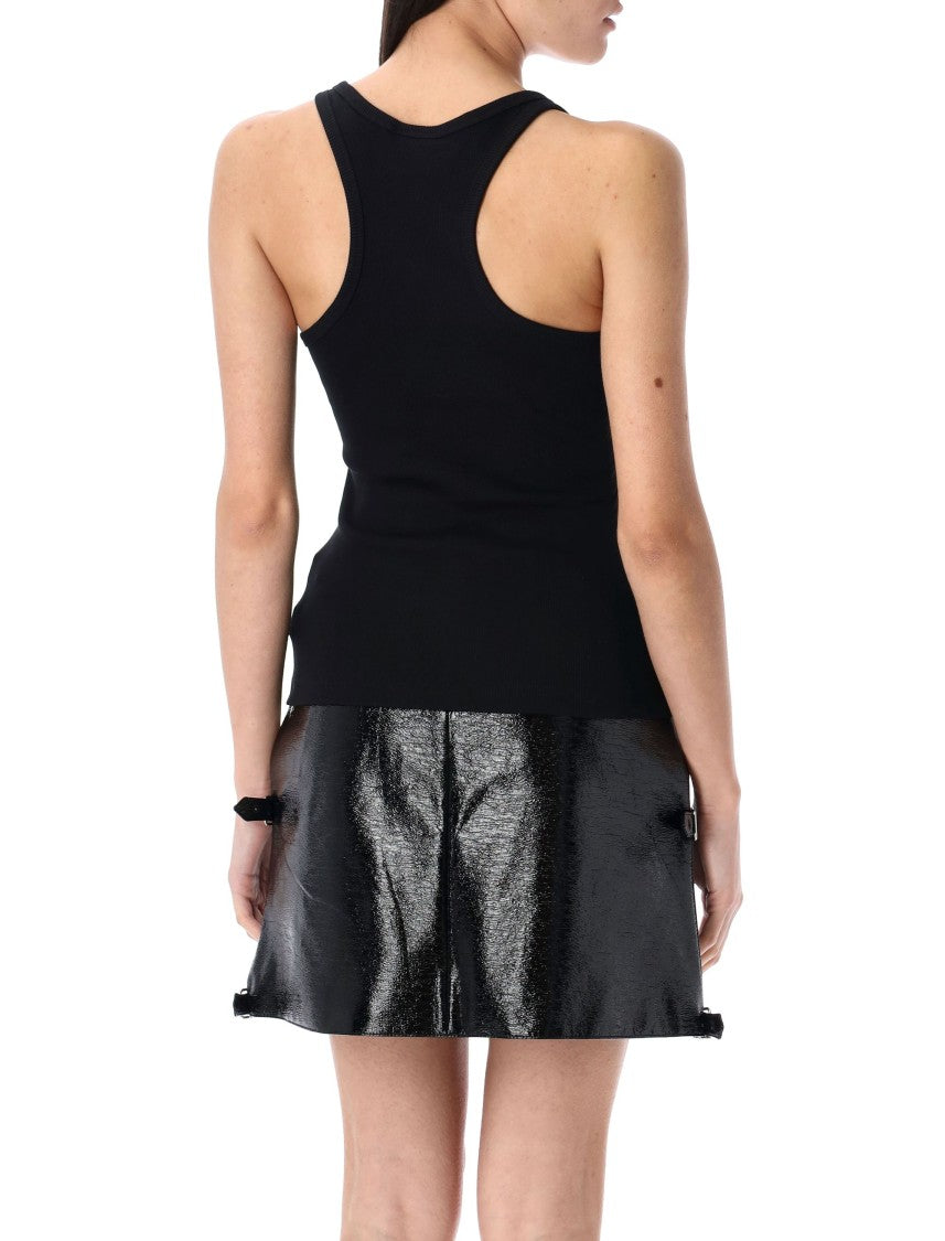 Courrèges Buckle's 90'S Rib Tank Top