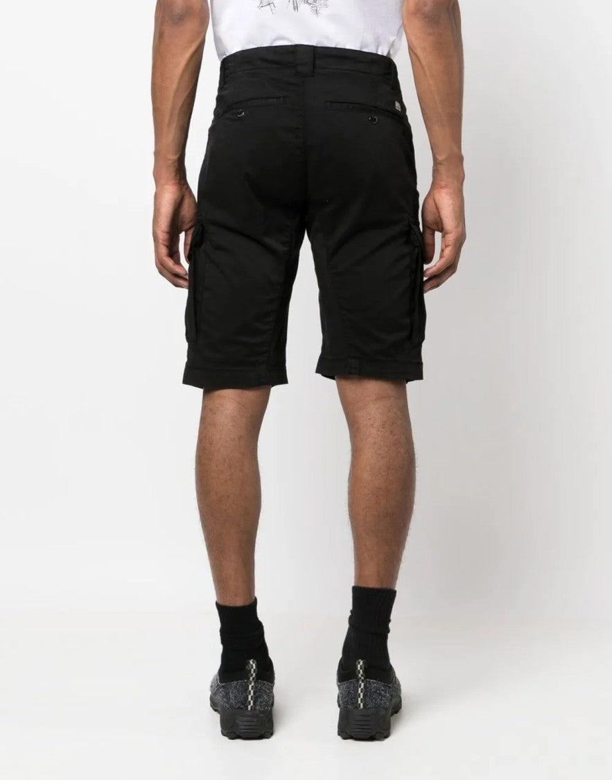 C.P. Company Lens Logo Cargo Stretch Bermuda Shorts