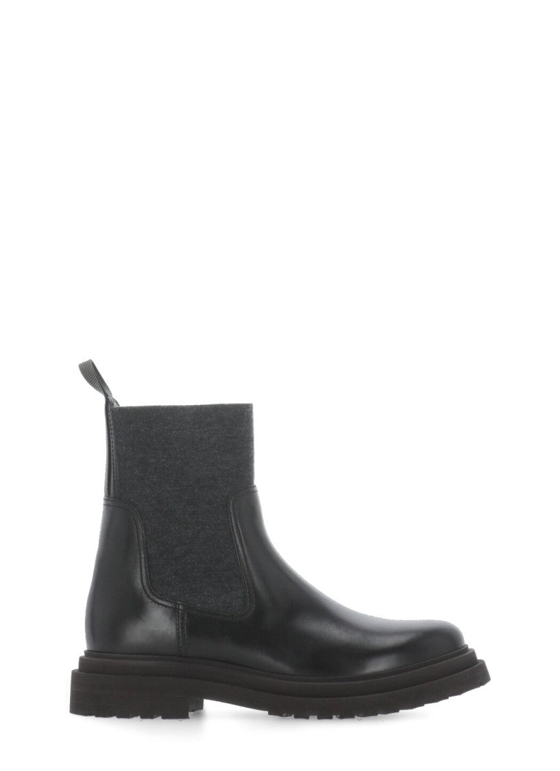 Brunello Cucinelli Precious Loop Chelsea Boots
