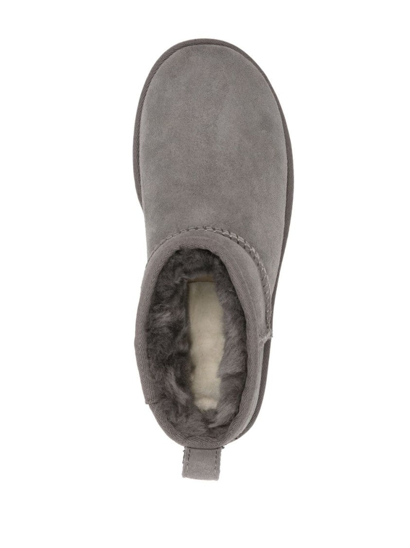 Ugg Pull-On Grey Calf Suede Boots
