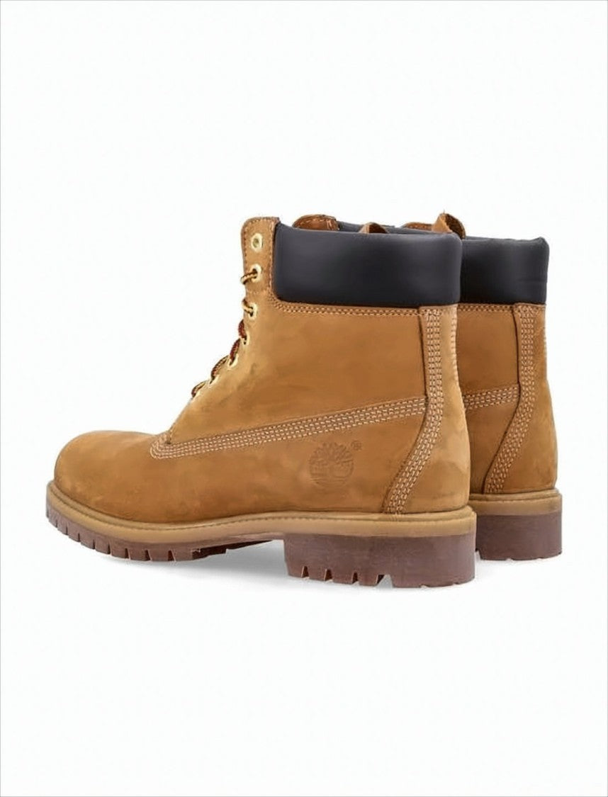 Timberland Classic Rugged Brown Boots With Ankle Support