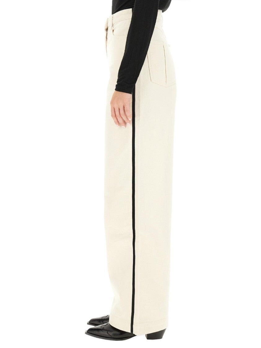 Peter Do High-Waisted Wide Jeans