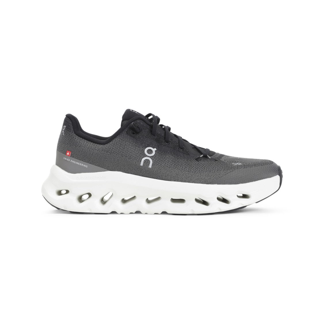 On Dark Grey Sneakers With Breathable Upper