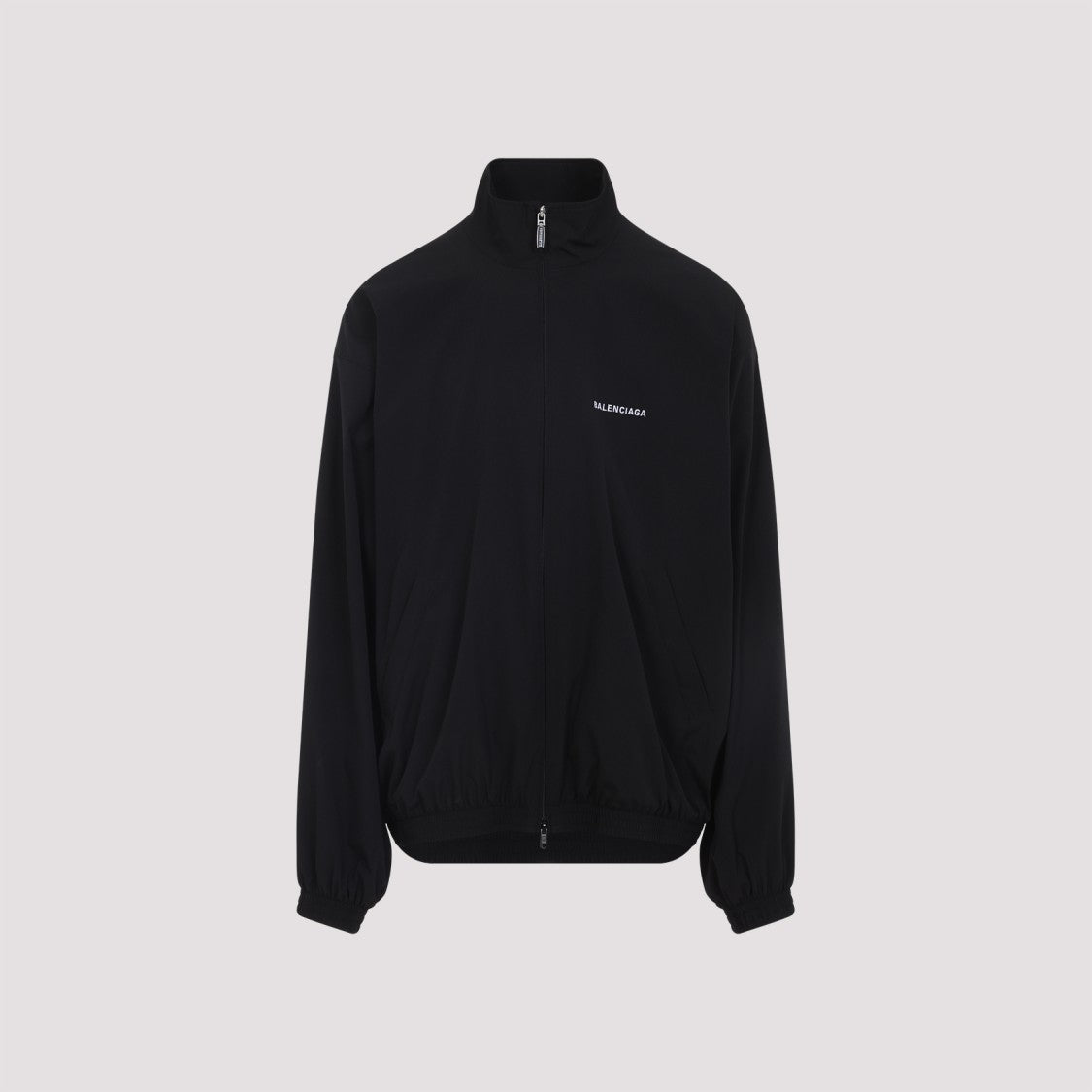Balenciaga Black Jacket With High Collar