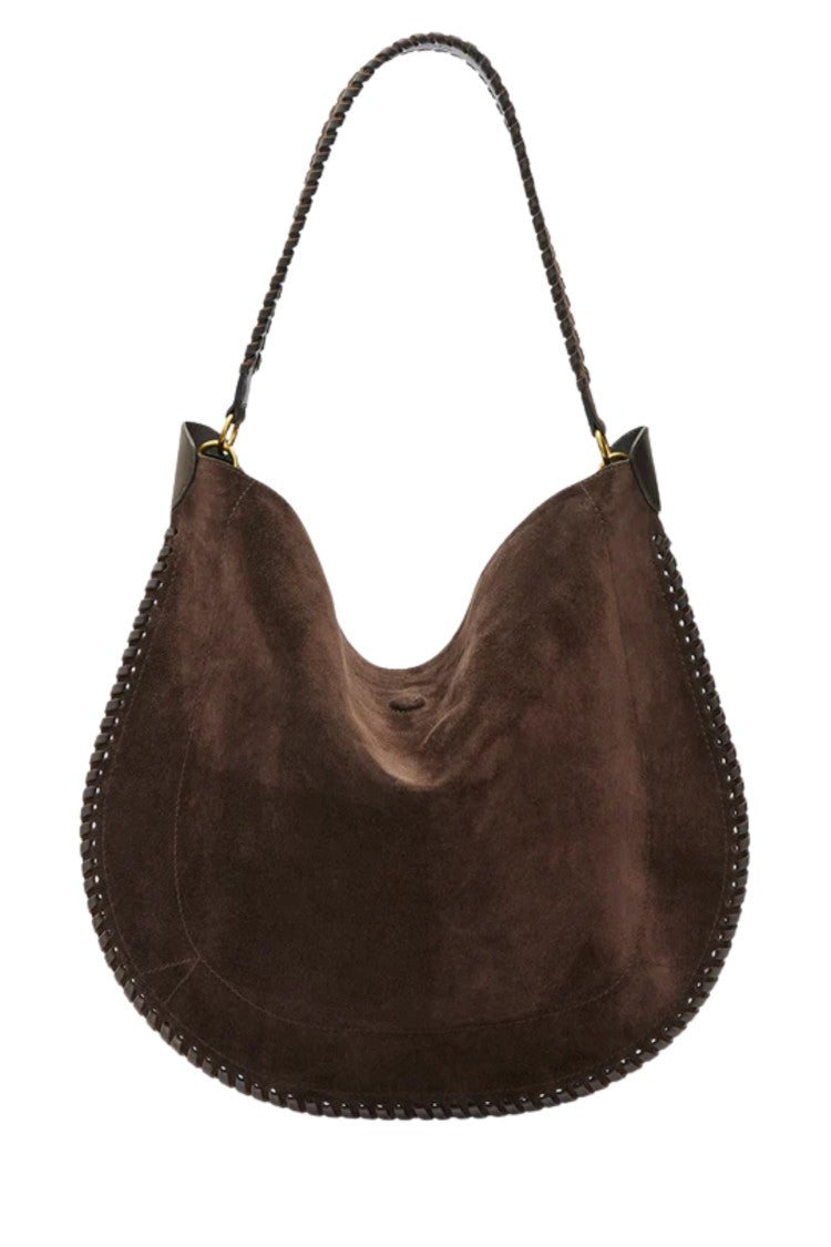 Isabel Marant Oskan Hobo Soft Bag With Braided Leather Details