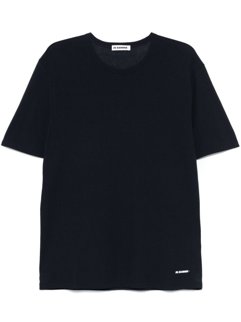 Jil Sander Blue Crew Neck T-Shirt