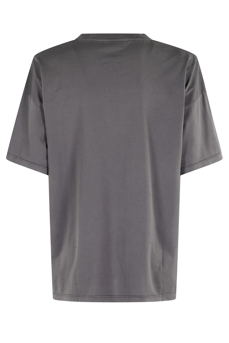 Dondup Dark Grey Anthracite Graphic Print T-Shirt