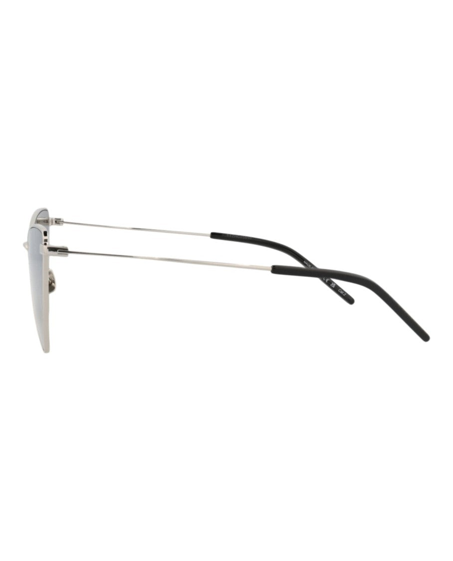 Saint Laurent Cat Eye-Frame Metal Sunglasses