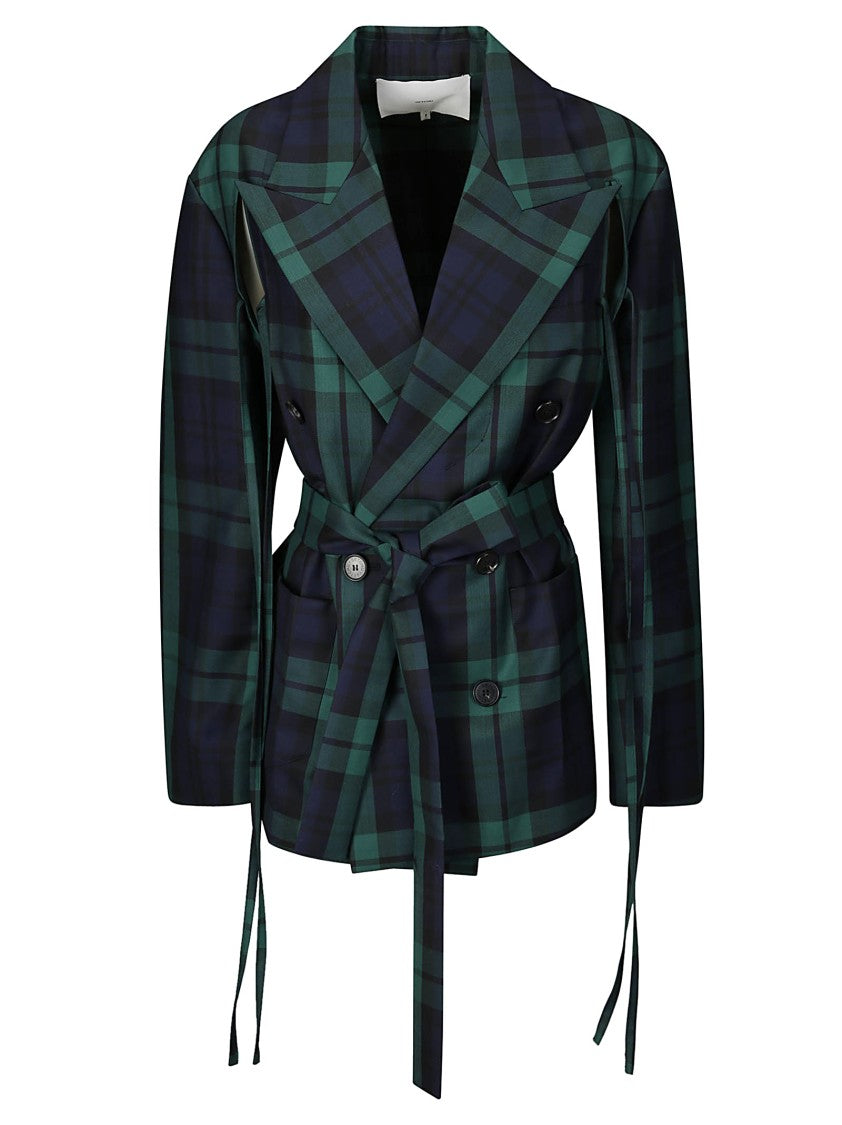 Setchu Double-Breasted Wool Jacket