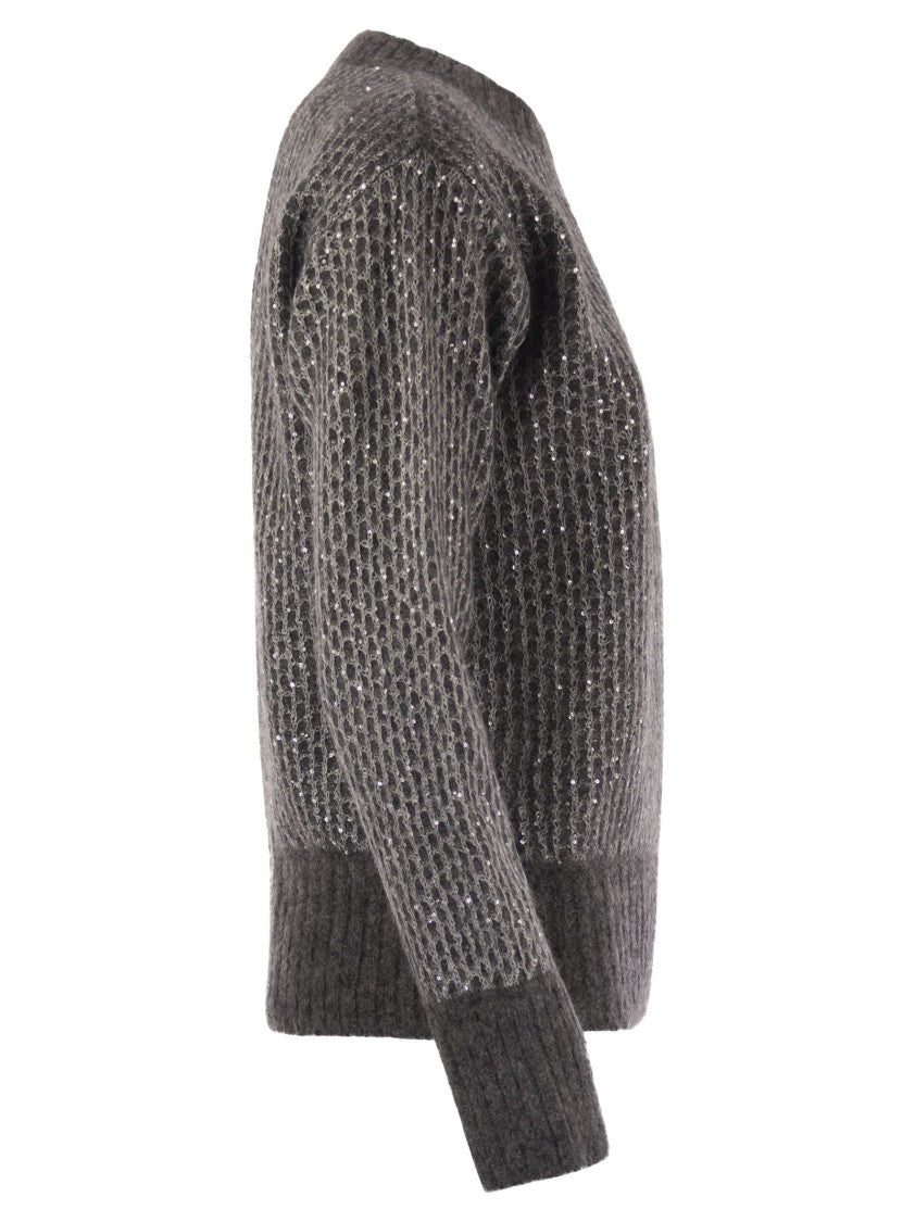 Herno Alpaca And Wool Crewneck Sweater