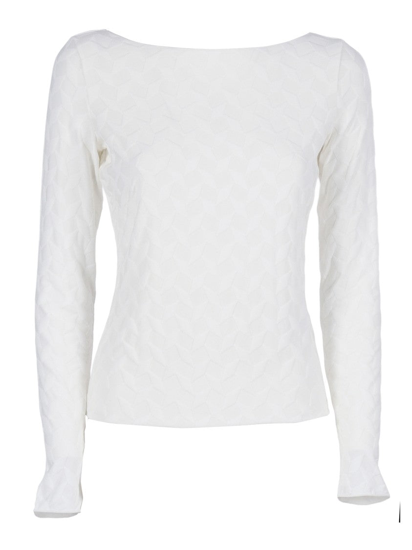 Emporio Armani Form-Fitting Black Jumper