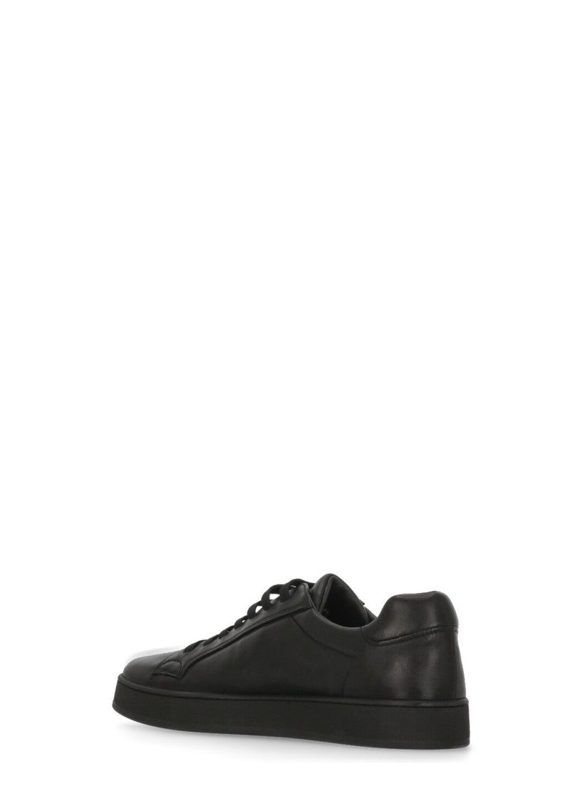 Church's Black Leather Sneakers With Imprinted Logo