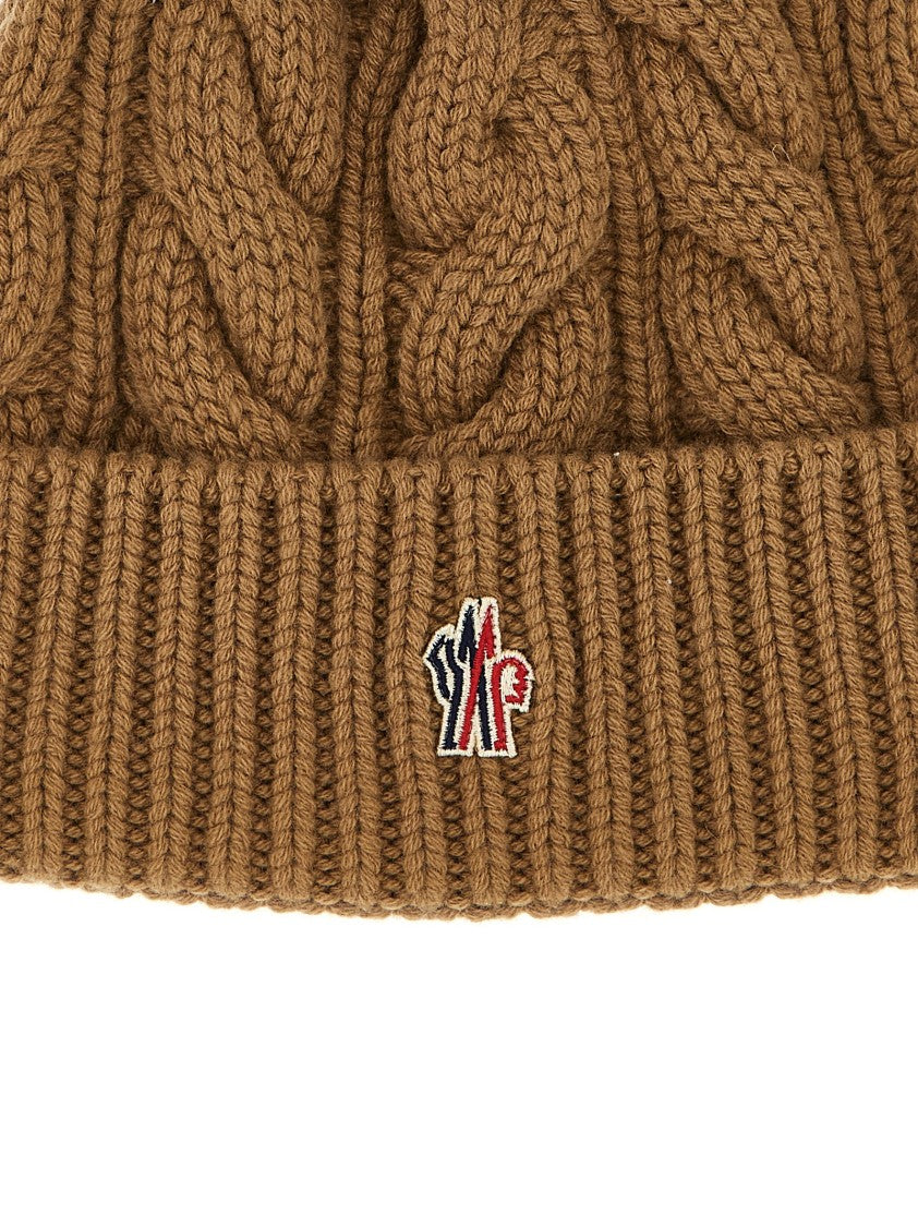 Moncler Grenoble Pompon Braided Cap