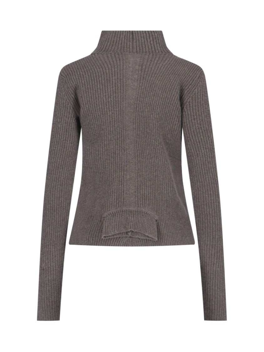 Rick Owens Headon Dbl Lupetto Sweater – Brown