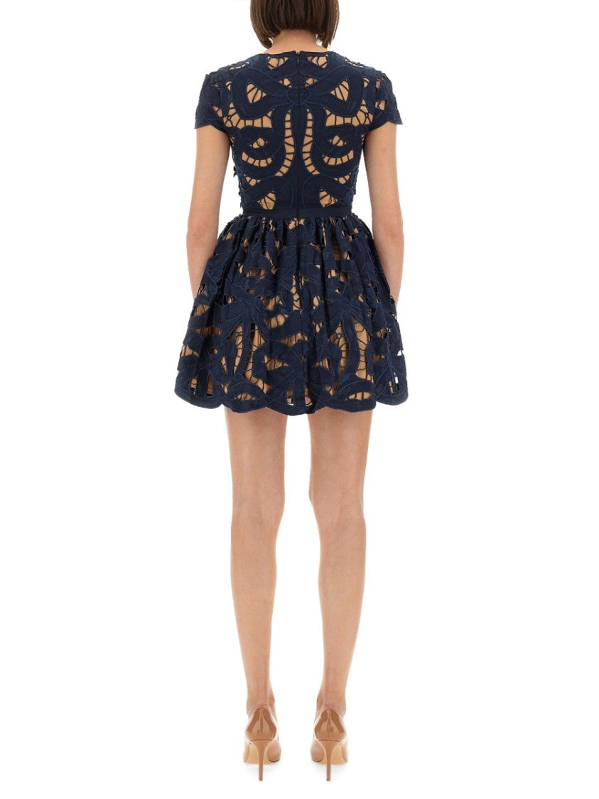 Self-Portrait Mini Dress With Structured Bodice