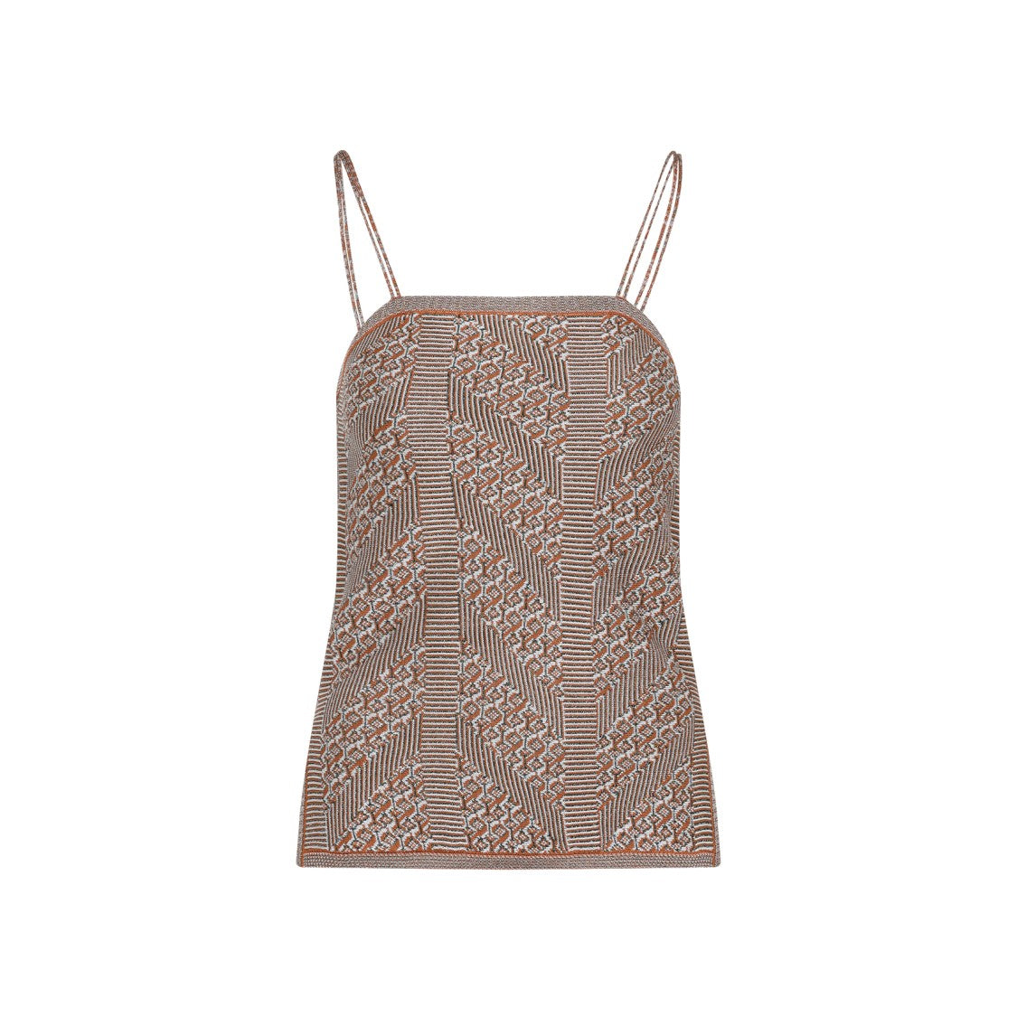 Valentino Ginger Brown Tank Top