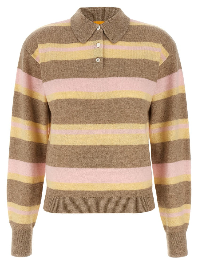 Guest In Residence 'Collegiate Stripe' Polo Shirt