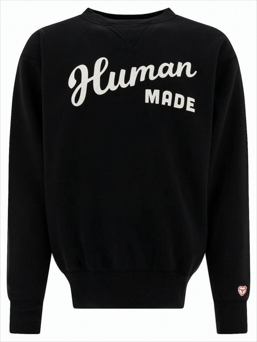 Humanmade Long-Sleeve Sweatshirt With Iconic Text And Emblem