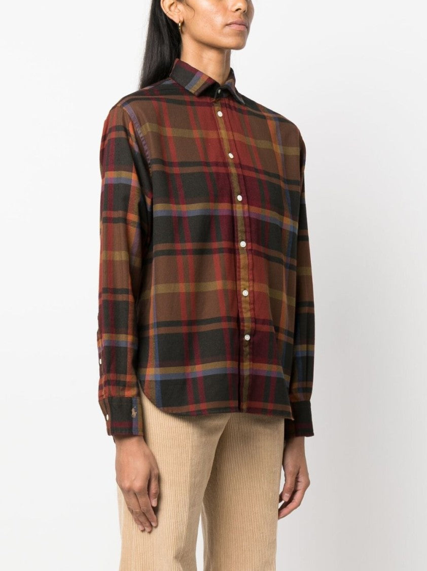 Polo Ralph Lauren Check Print Red Shirt