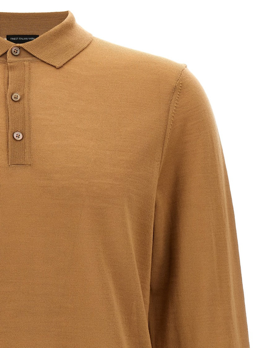 Hugo Boss Polo Shirt-Style Wool Sweater